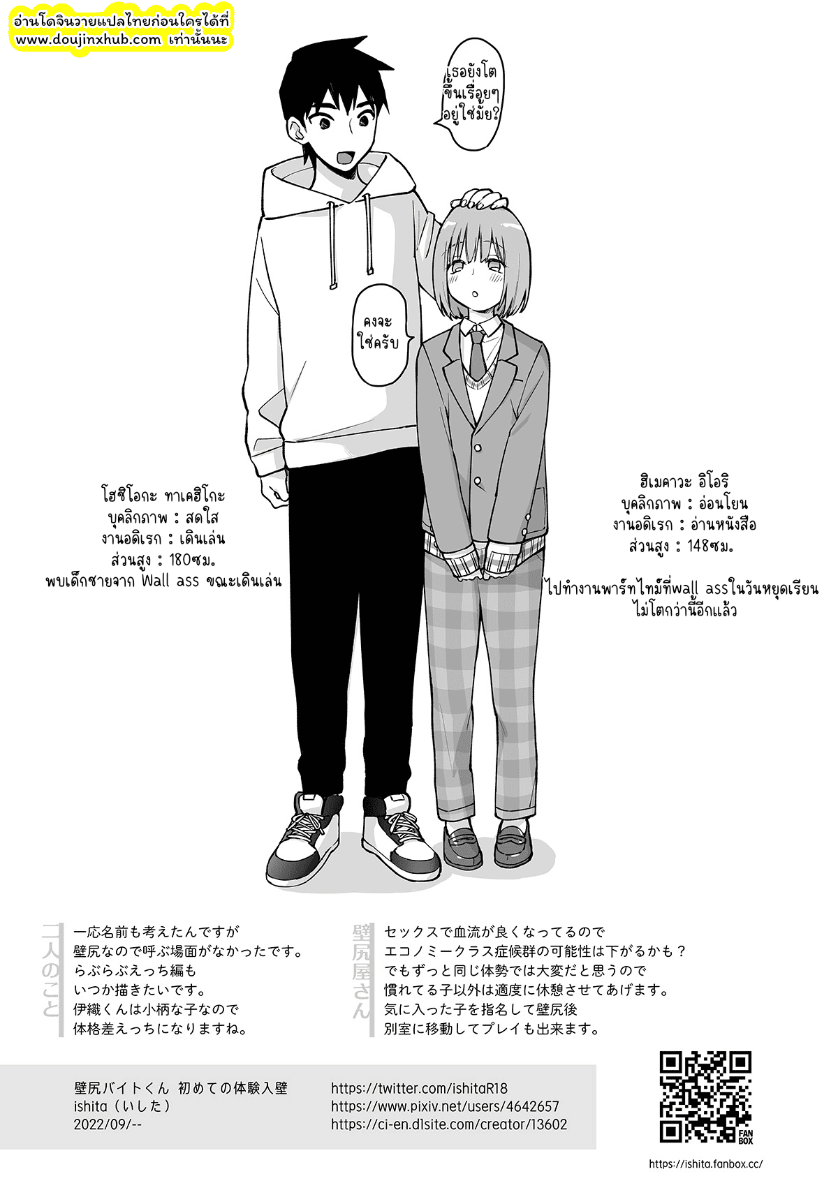 ประสบการณ์ครั้งแรกของคาเบะคุง Kabeshiri Beit-kun Hajimete no Taiken Nyuu Kabe